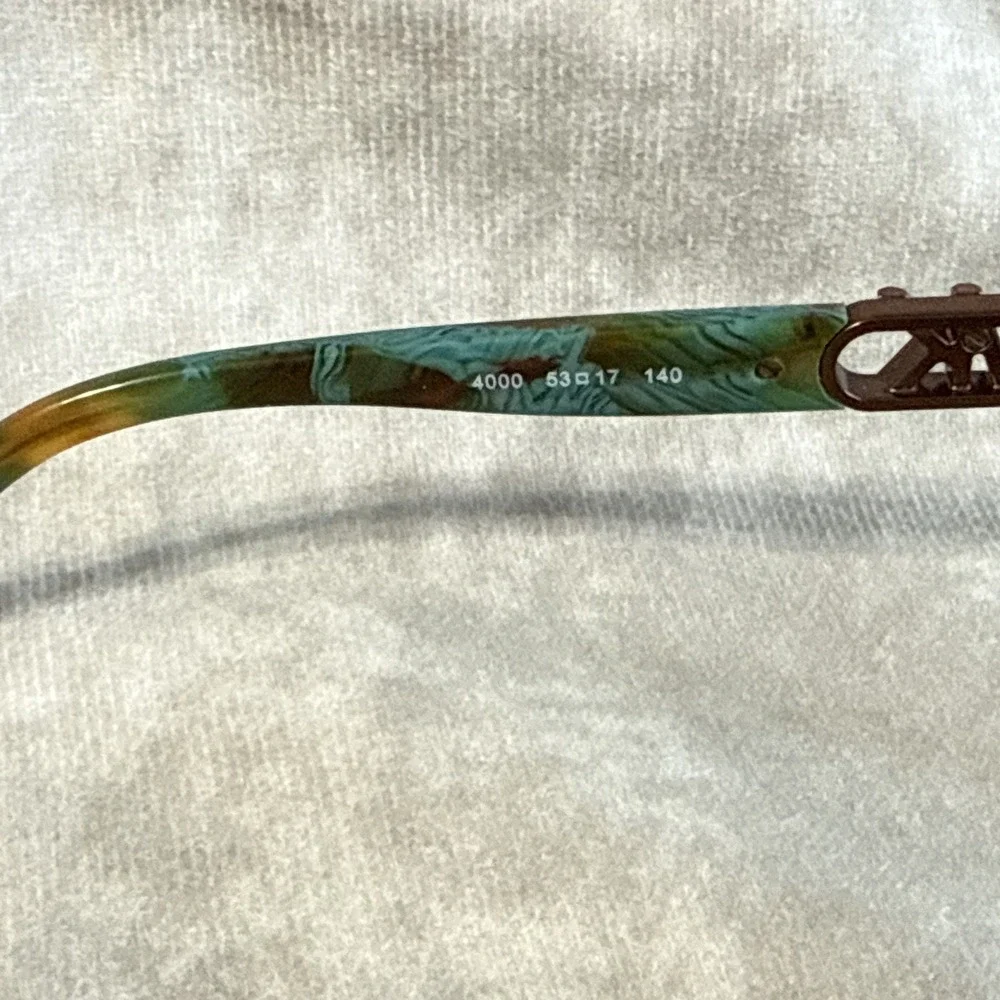 Michael Kors MK 4119U nassau teal graphic tortoise 4000 Eyeglasses Frames Only